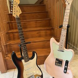 Squier Paranormal Telecaster (Upgrqde Seymour Duncan) Classic Vibe Stratocaster (Mint)
