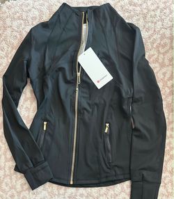 Lulu Black and Gold Jacket $40 **READ DESCRIPTION**