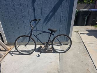 Mens blue beach  cruiser.