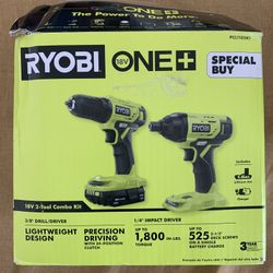 Ryobi 2-Tool Drill/Impact driver