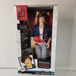 1D One Direction Harry Styles Singing Harry 12" Doll Hasbro 2011 New