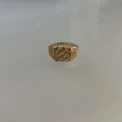 Gold Nugget Ring 
