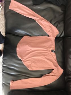 Long sleeve crop top