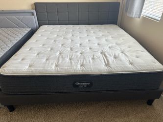 Beautyrest Silver Mattress and Bed Frame (King)