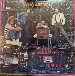 The Who-Who Are You 1972 Vinyl Record/Cover Still In Plastic!
