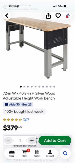 NEW COBALT WORK  BENCH