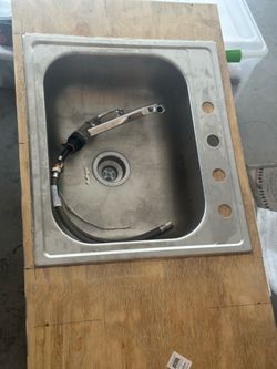 Sink and faucet