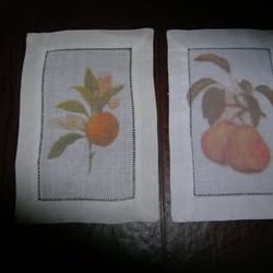 Two - 9" x 6" Place Mats