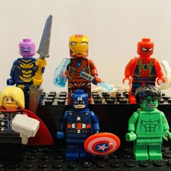 Marvel Comics Avengers Classic Set| New Custom LEGO Compatible Toys