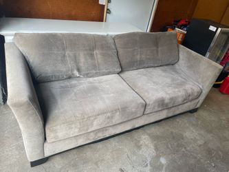 Free 87” Wide Sofa/Couch in good condition Gray Color
