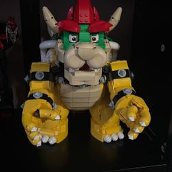Lego Mario Bowser Fully Built Lego Without Stand Display 