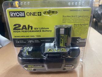 Ryobi 2Ah 18V Lithium High Performance Battery