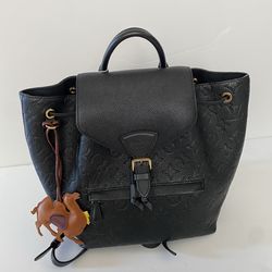 Louis Vuitton montsouris backpack black