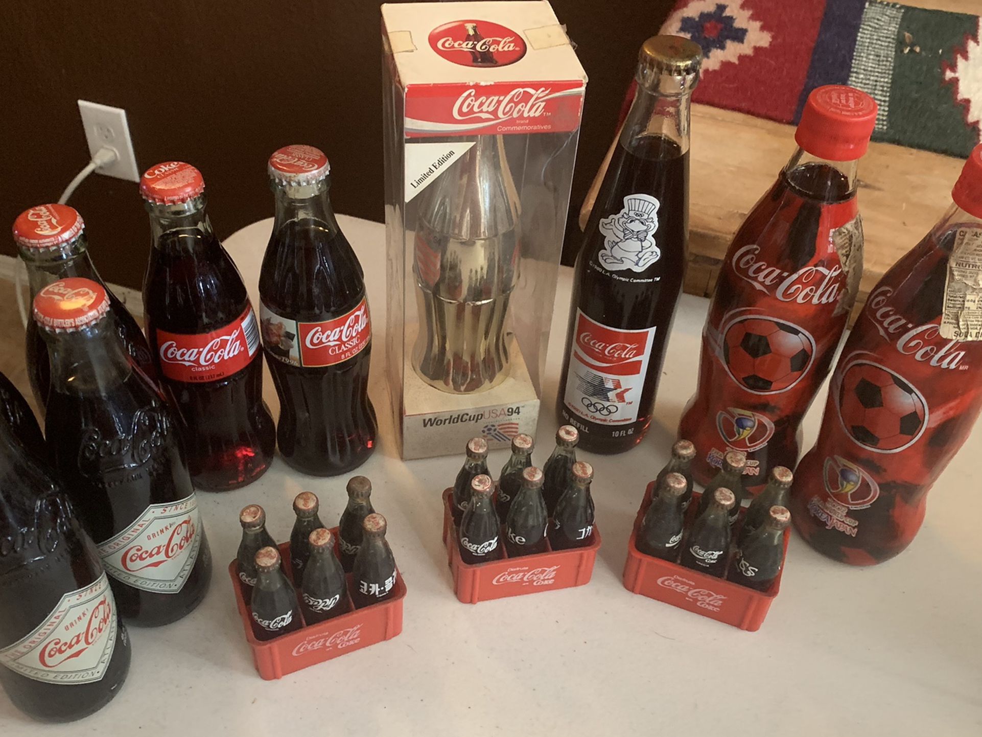 Antique Coke Souvenir bottles