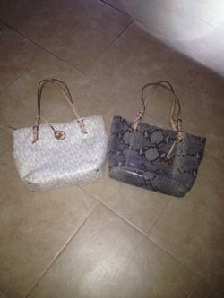 2 Authentic Michael Kors totes purse