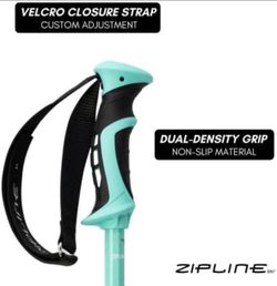 Zipline Blurr 16.0 Graphite Composite Downhill Ski Poles