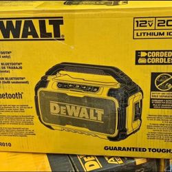 Dewalt 20v Cordless Compact Bluetooth Speaker Tool Only 