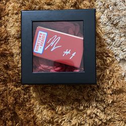 Rockets Official Dillion Brooks Signed Court Piece 