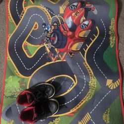 Boy Shoes Kids Size 11 And Play Mat