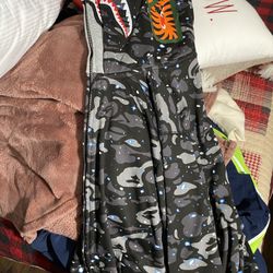 Fake Bape Hoodie 2xl Double Hoodie 