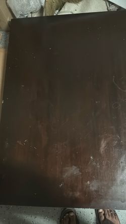 Dark Brown Wooden dining table