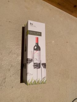 Picnic stix for wine and glasses