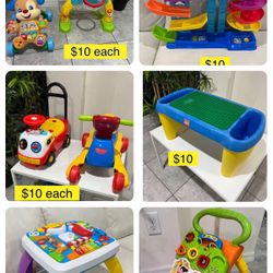 Baby toys $10 each/ Juguetes bebe $10 cada uno