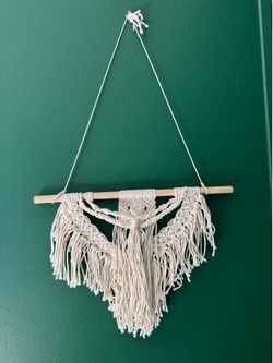 Handmade macrame wall art