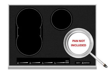 Hestan KICS30-BK 30" Smart Induction Cooktop – Black Finish - PAN NOT INCLUDED