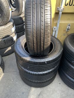 SET MICHELIN 205/60/16 GOOD USED 90%TREAD LIFE $200 INCLUDE PROFESSIONAL INSTALLATION AND TAX