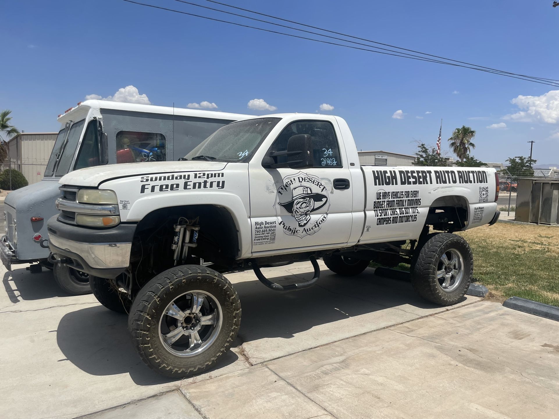 Lifted Chevy Silverado 2 Dr
