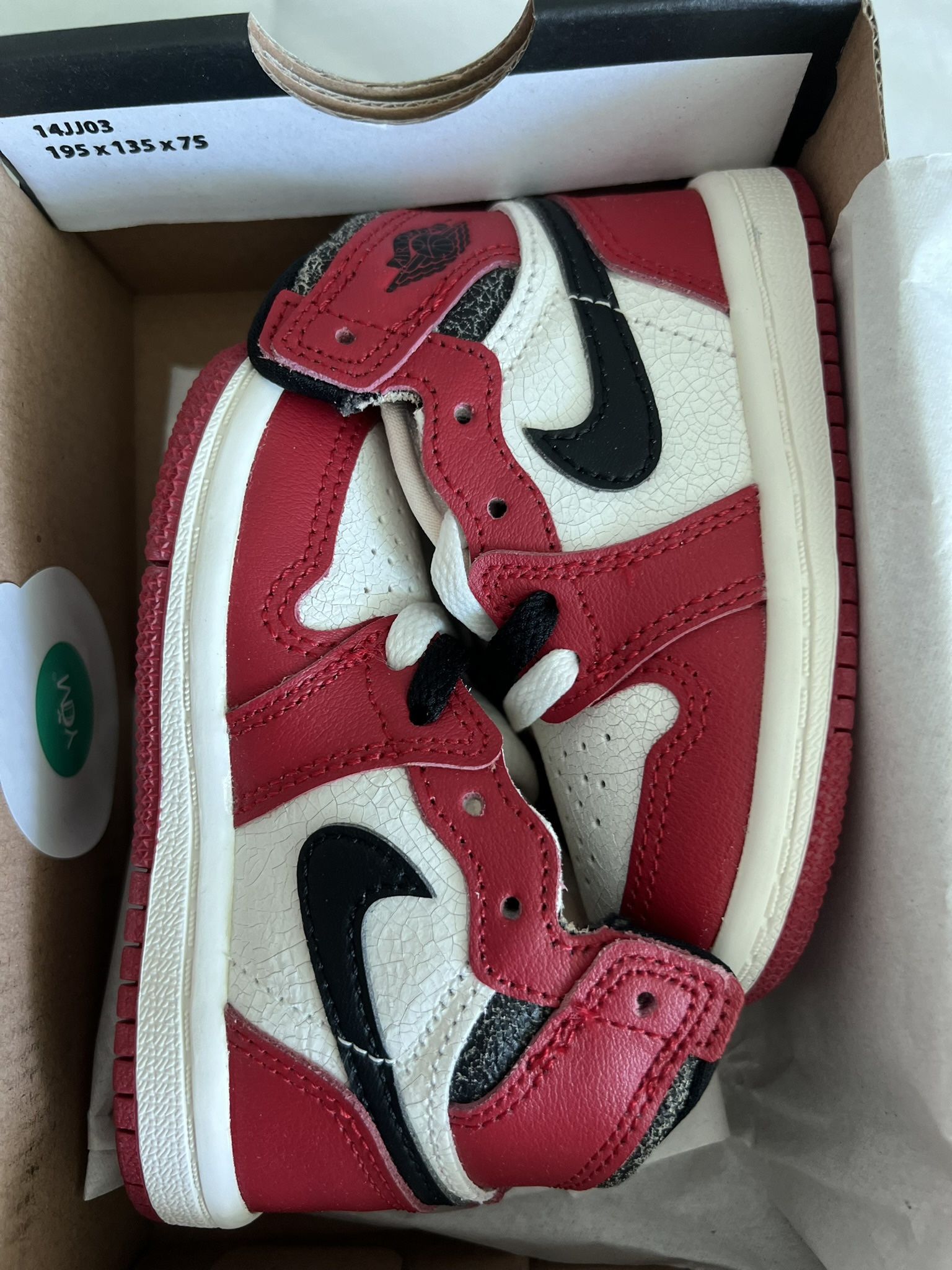Jordan 1 chicago toddler 2025