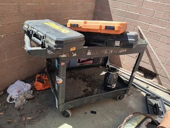 Misc empty  tool boxes DeWalt /ect.