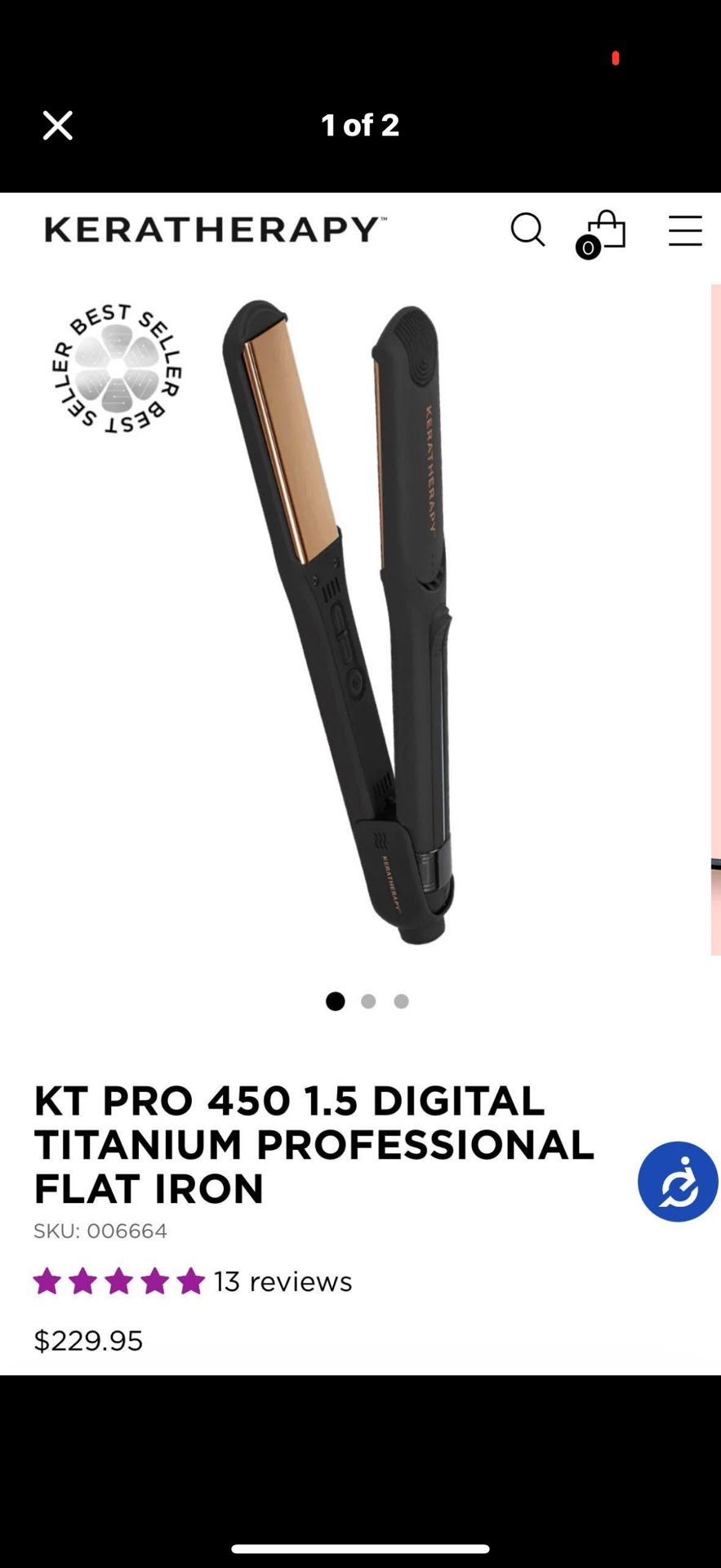 Keratherapy KT PRO flat Iron