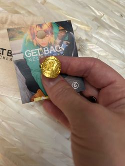 Saint Christopher Medal Ring/Get Back/Size 5/New