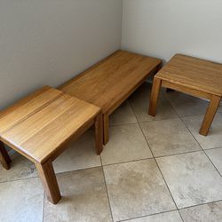 Classic Oak Table Set 