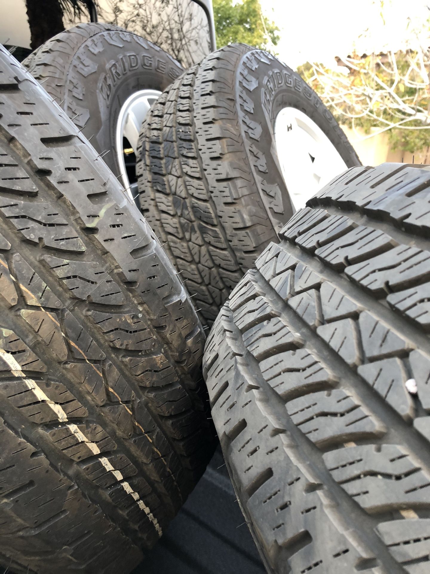 Set of almost new Jeep wheels and tires for Sale in Las Vegas, NV OfferUp