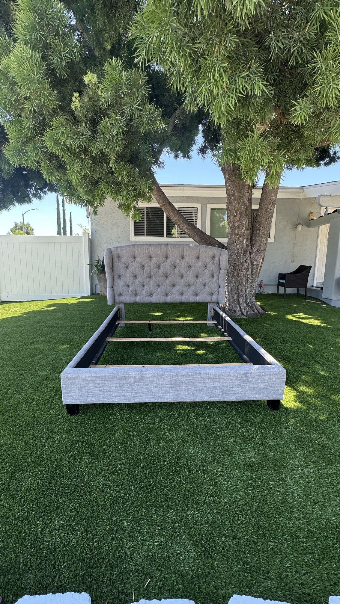 Grey Bed Frame 