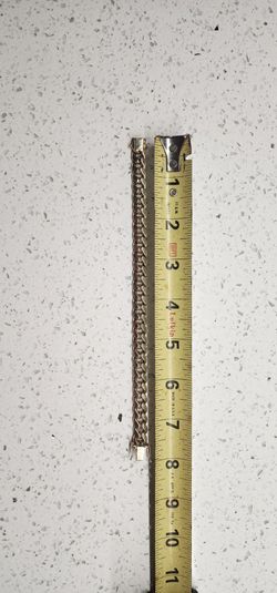 Real solid gold 10k 20gram 9mm wide 8in cuban link bracelet