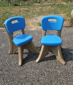 Two LIKE NEW Step 2 Toddler Chairs.  
