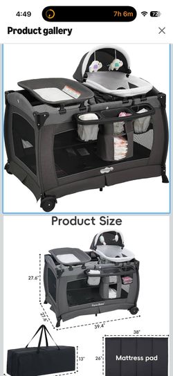 Pack And Play & Bassinet All In One