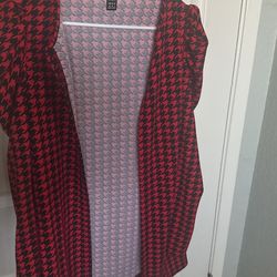 SHEIN Red Cardigan