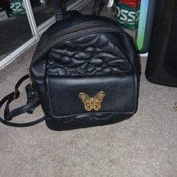 Black Butterfly Backpack 