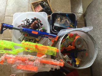 Nerf Guns and Toys