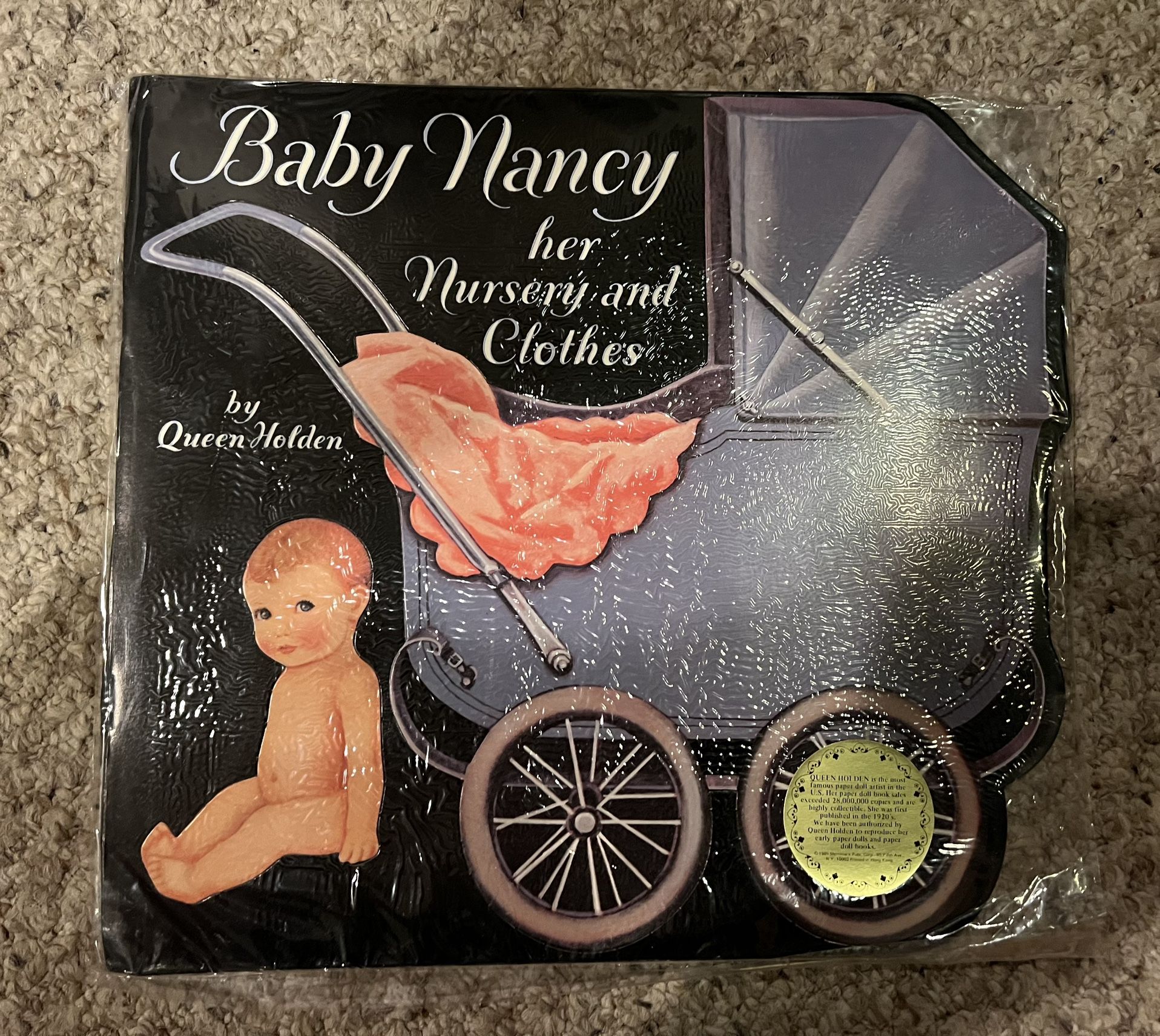 New in sealed package VINTAGE Queen Holden paper dolls Baby Nancy