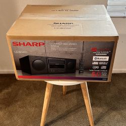 Sharp Micro Audio Component Stereo System with 5 CD Changer And Bluetooth