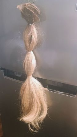 22" human hair virgin for extensions