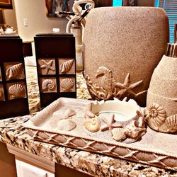 Coastal Sandstone Bathroom Set