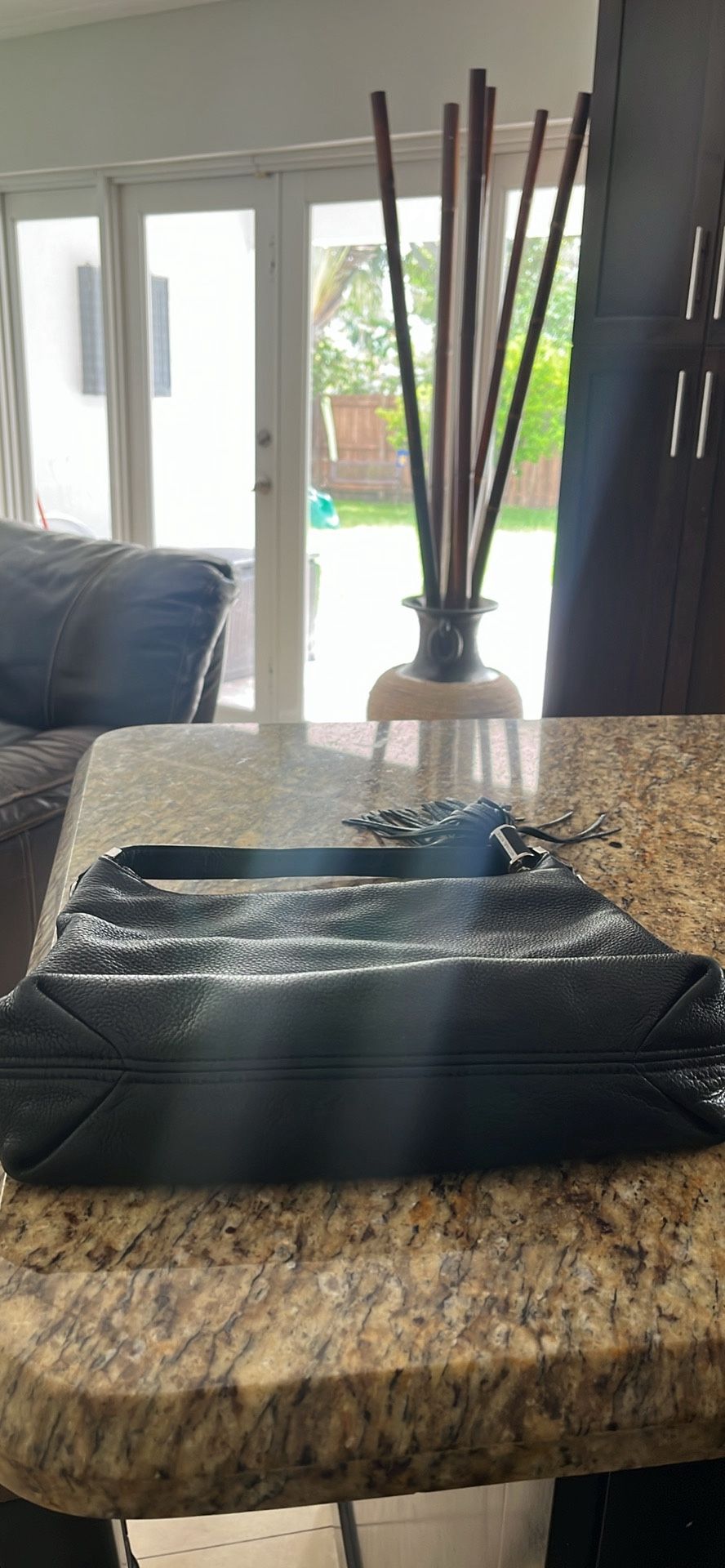 Michael Kors Black Leather Bag