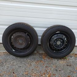 New tires,,,on rim's with air sensors...$90